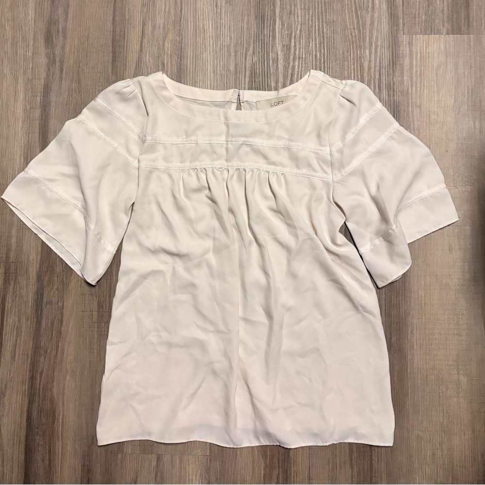 LOFT Cream Blouse